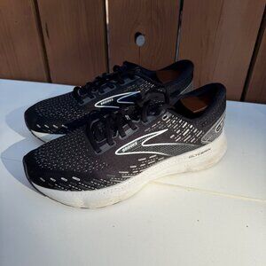 Brooks Glycerin 20 Womens  Size 10.5 Medium Black & White Running Shoes